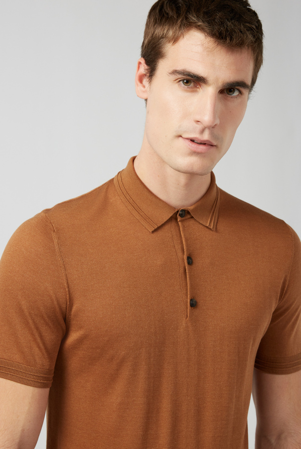 Knitted polo with buttons - Pal Zileri shop online