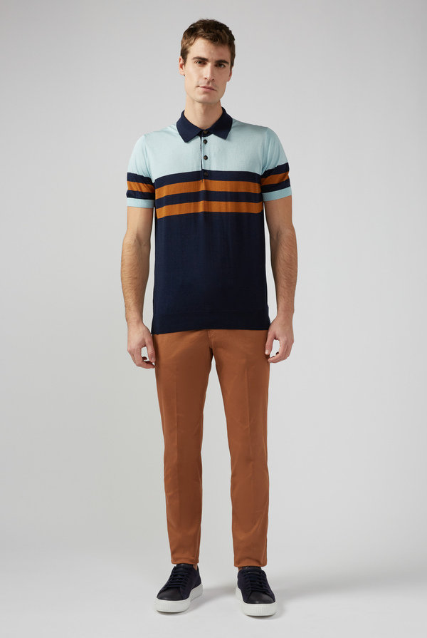 Polo in maglia color block - Pal Zileri shop online