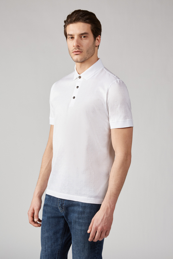 Jersey polo with monogram - Pal Zileri shop online