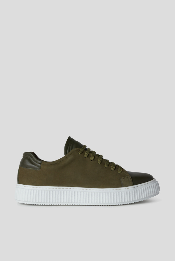 Leather and nabuk sneakers - Pal Zileri shop online