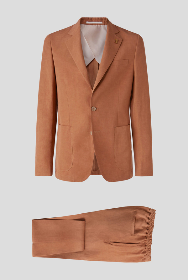 2 piece Baron suit in lyocell and linen - Pal Zileri shop online
