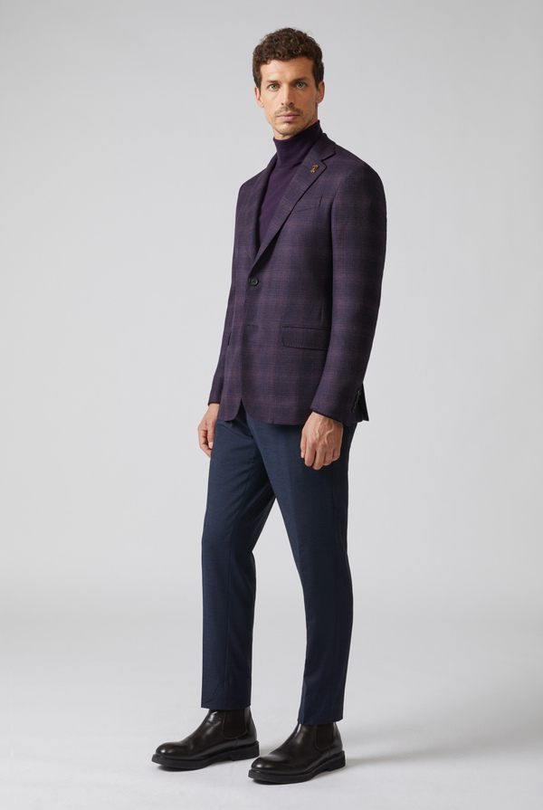 Blazer Tailored in pura lana con motivo Principe di Galles - Pal Zileri shop online