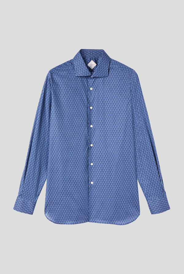 Printed shirt in stretch cotton - Pal Zileri shop online