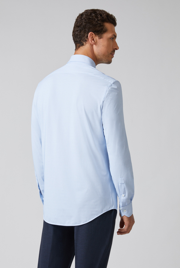 Active shirt in stretch fabric jacquard - Pal Zileri shop online