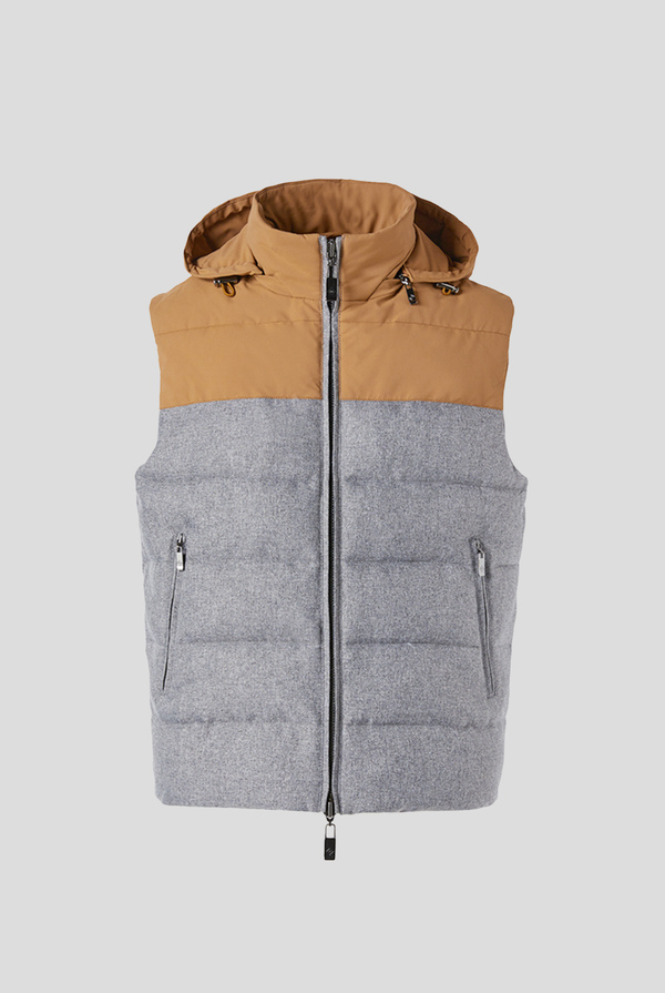 Quilted vest with hood - Pal Zileri shop online