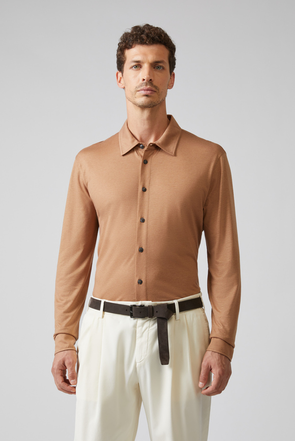 Jersey shirt in tencel and wool - Pal Zileri shop online