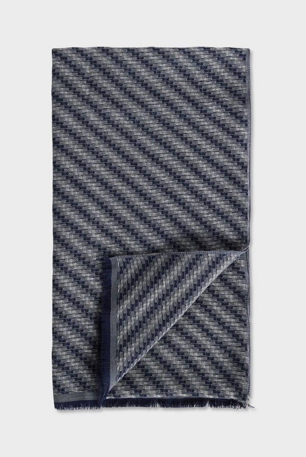 Woven scarf in cotton and linen - Pal Zileri shop online