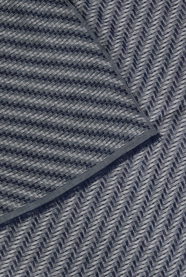 Woven scarf in cotton and linen - Pal Zileri shop online