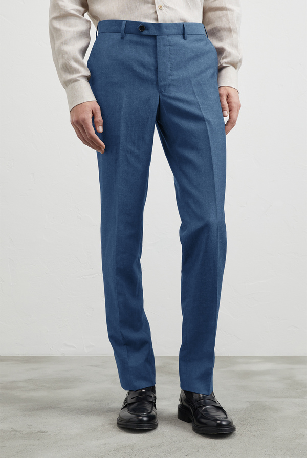 Trousers in wool and linen - Pal Zileri shop online