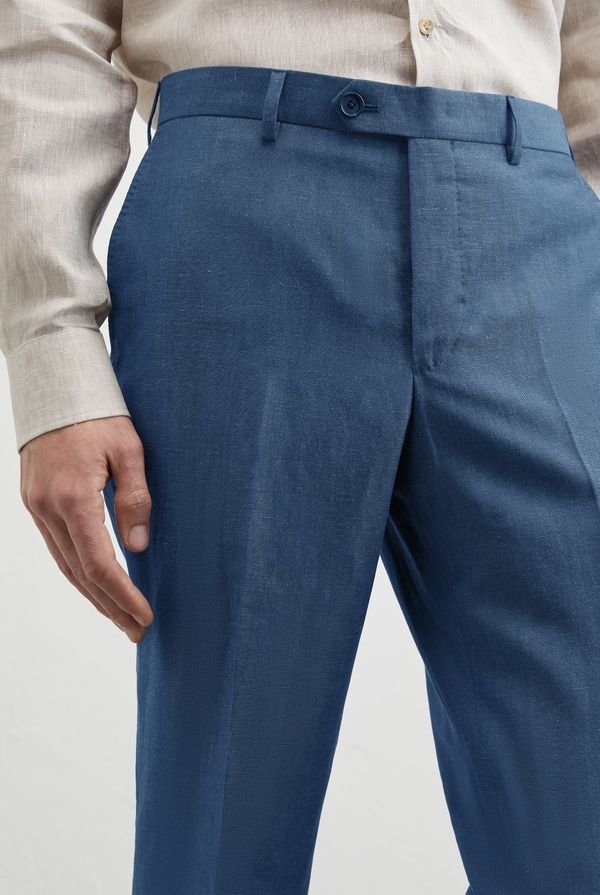 Trousers in wool and linen - Pal Zileri shop online