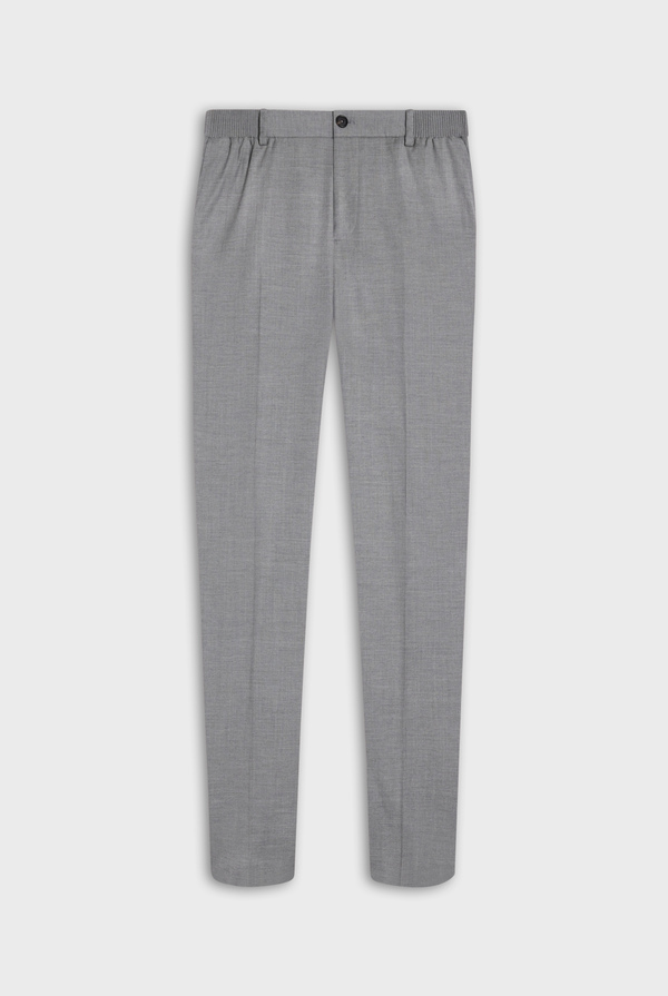 Pantaloni in lana e viscosa con bande elastiche laterali - Pal Zileri shop online