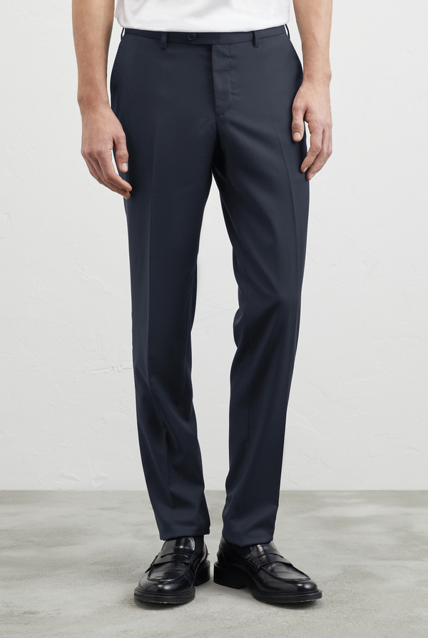 Trousers in wool melange stretch - Pal Zileri shop online