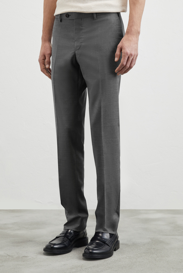 Trousers in wool melange stretch - Pal Zileri shop online