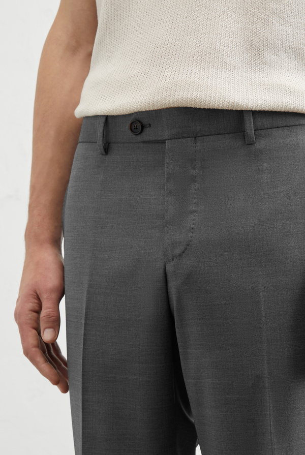 Trousers in wool melange stretch - Pal Zileri shop online