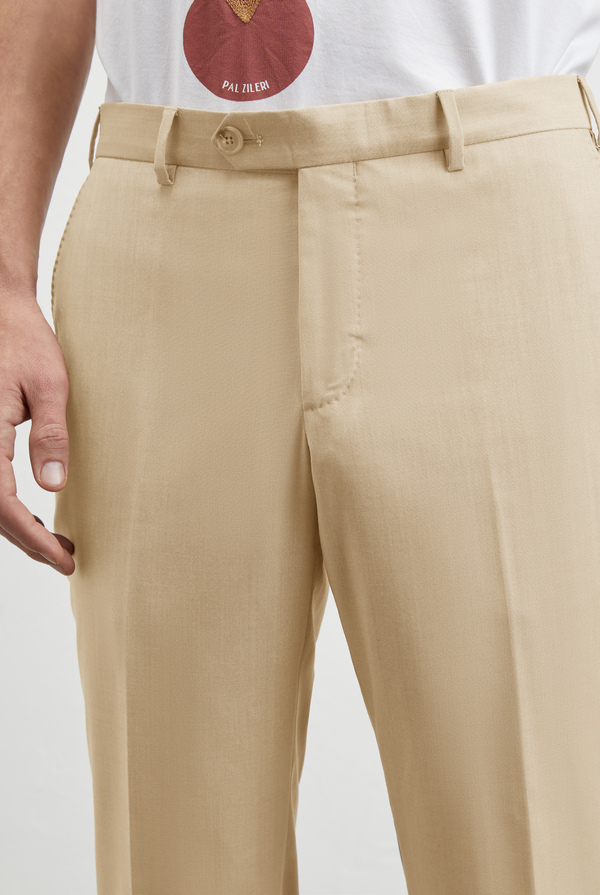 Trousers in wool melange stretch - Pal Zileri shop online