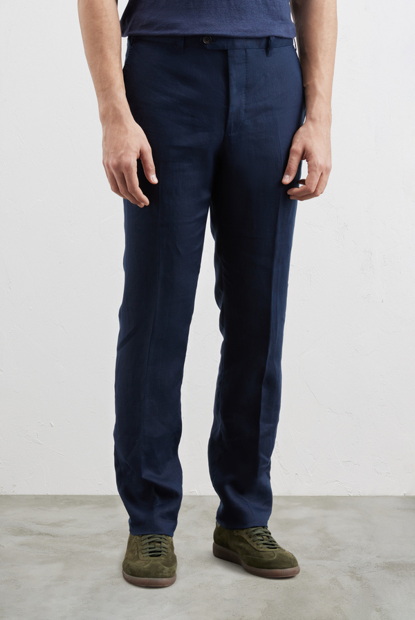 Trousers in pure linen - Pal Zileri shop online