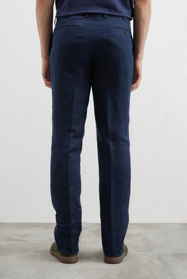 Trousers in pure linen - Pal Zileri shop online
