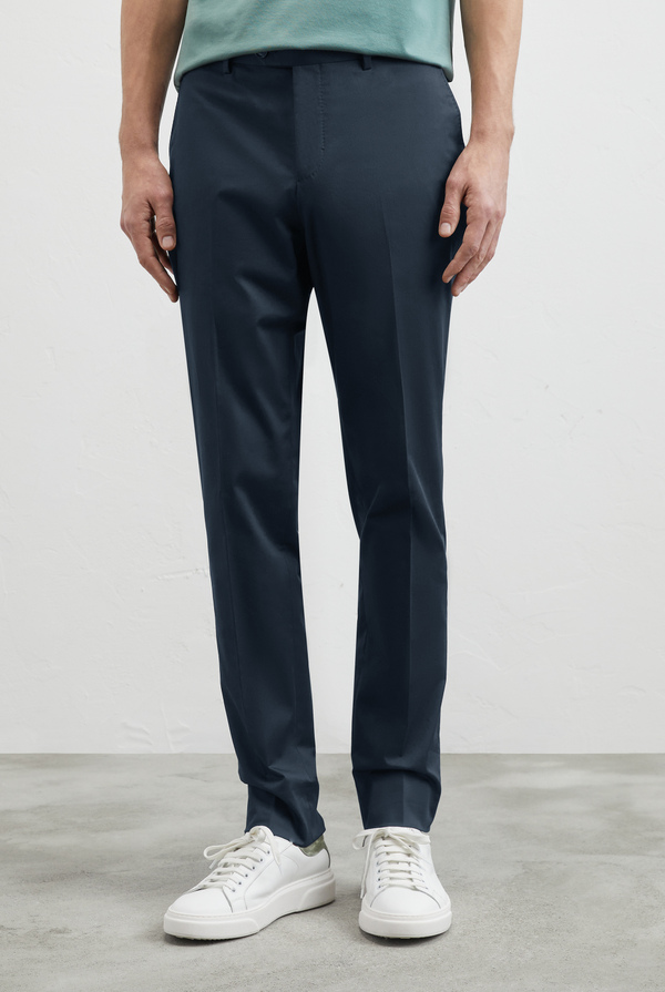 Trousers in stretch cotton - Pal Zileri shop online