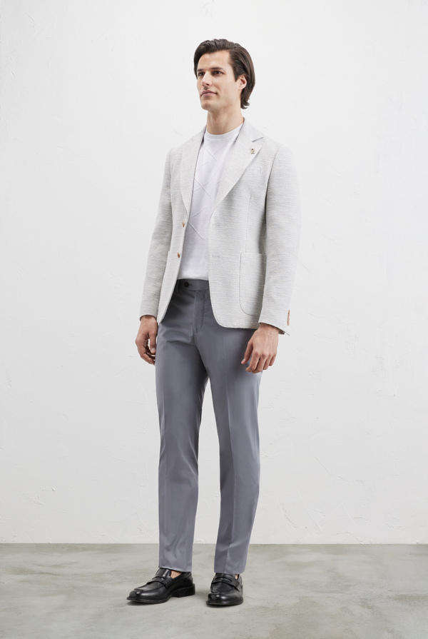 Trousers in stretch cotton - Pal Zileri shop online