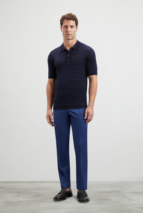 Trousers in stretch cotton - Pal Zileri shop online
