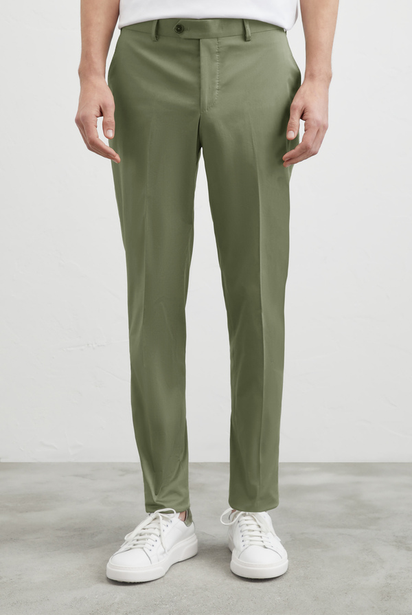 Trousers in stretch cotton - Pal Zileri shop online