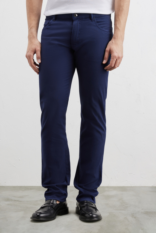 5 pocket trousers in stretch cotton - Pal Zileri shop online