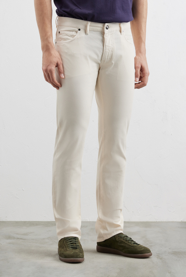 5 pocket trousers in stretch cotton - Pal Zileri shop online