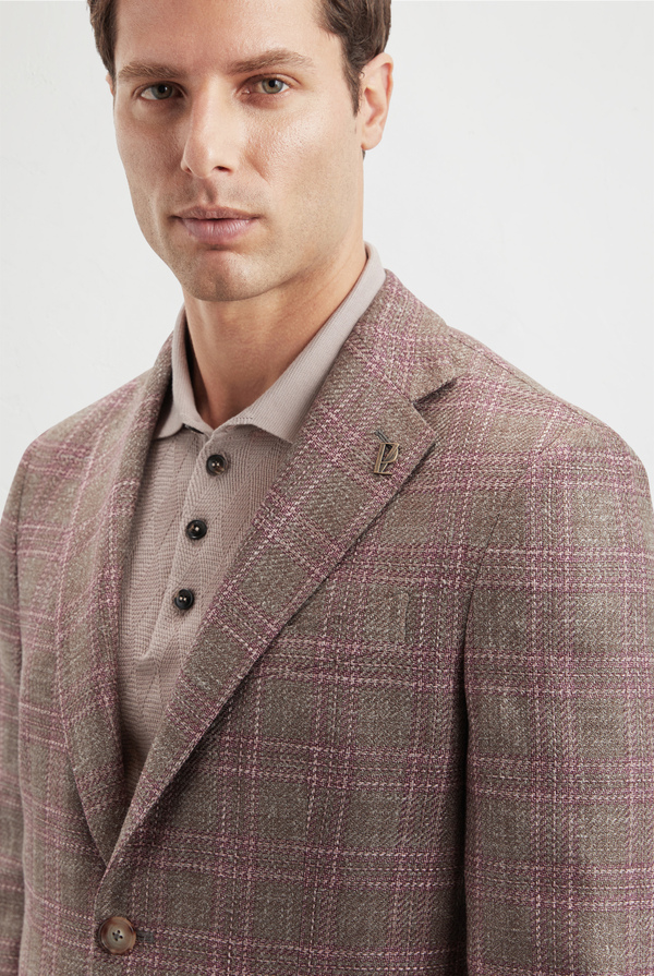 Brera jacket in wool silk and linen - Pal Zileri shop online