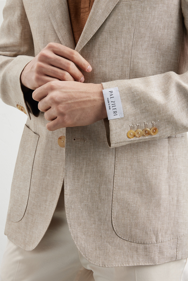 Brera jacket in moulinè linen - Pal Zileri shop online