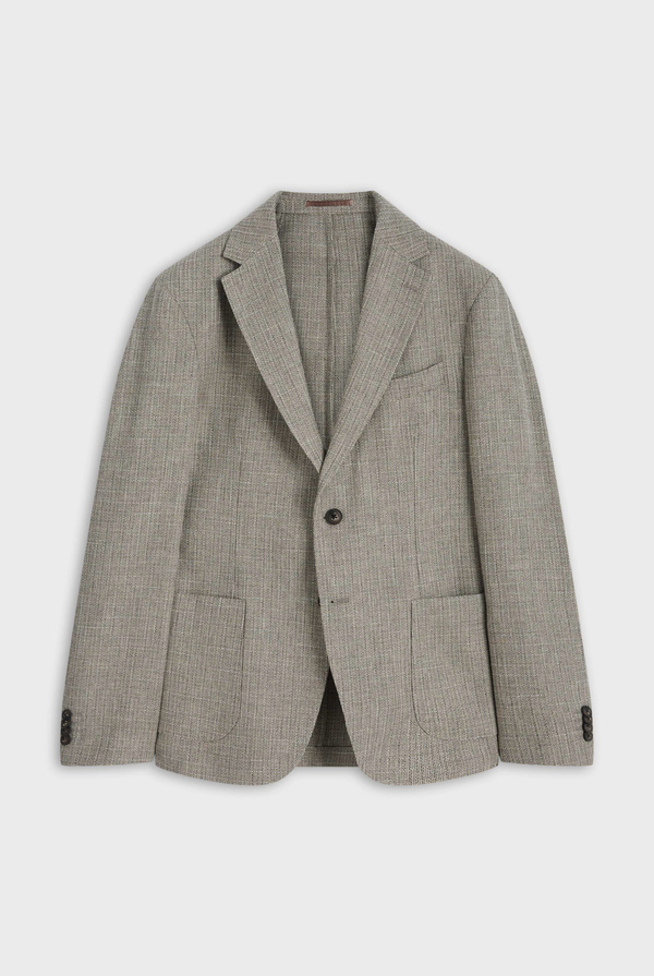 Unlined jacket in wool and linen - Pal Zileri shop online