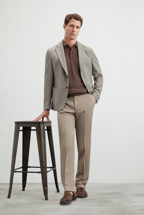 Unlined jacket in wool and linen - Pal Zileri shop online