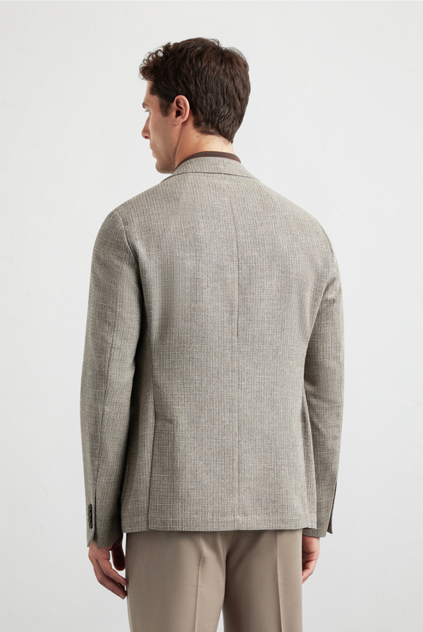 Unlined jacket in wool and linen - Pal Zileri shop online