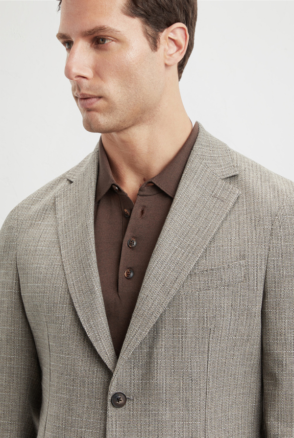 Unlined jacket in wool and linen - Pal Zileri shop online