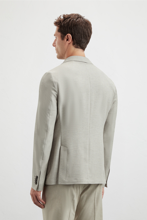 Printed chevron jersey jacket - Pal Zileri shop online