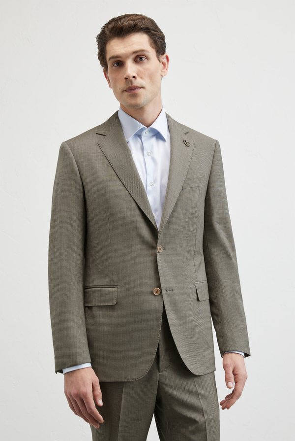 Vicenza suit in stretch wool with micro pattern - Pal Zileri shop online