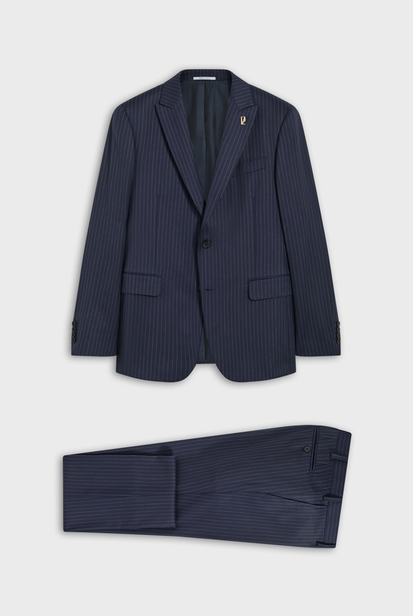 Vicenza pinstripe suit in 130's stretch wool - Pal Zileri shop online