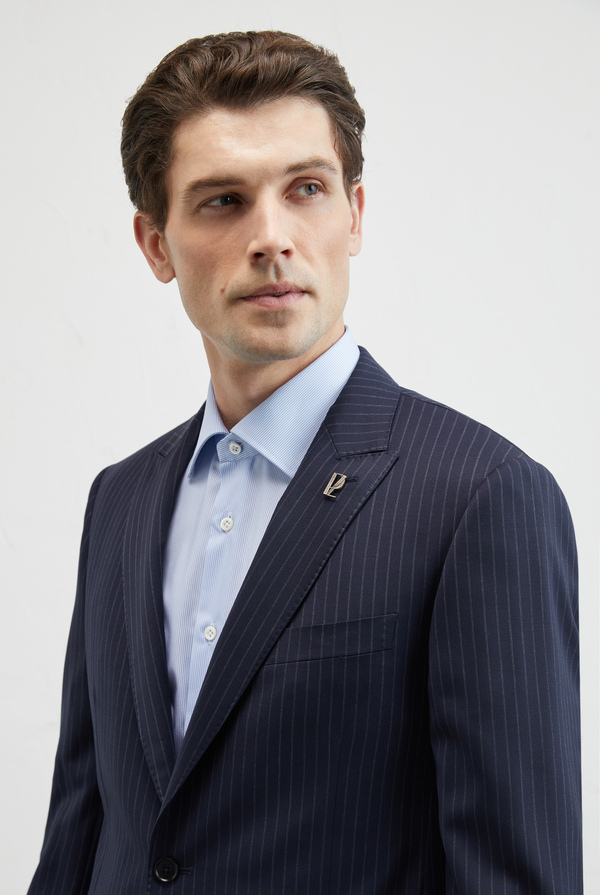 Vicenza pinstripe suit in 130's stretch wool - Pal Zileri shop online