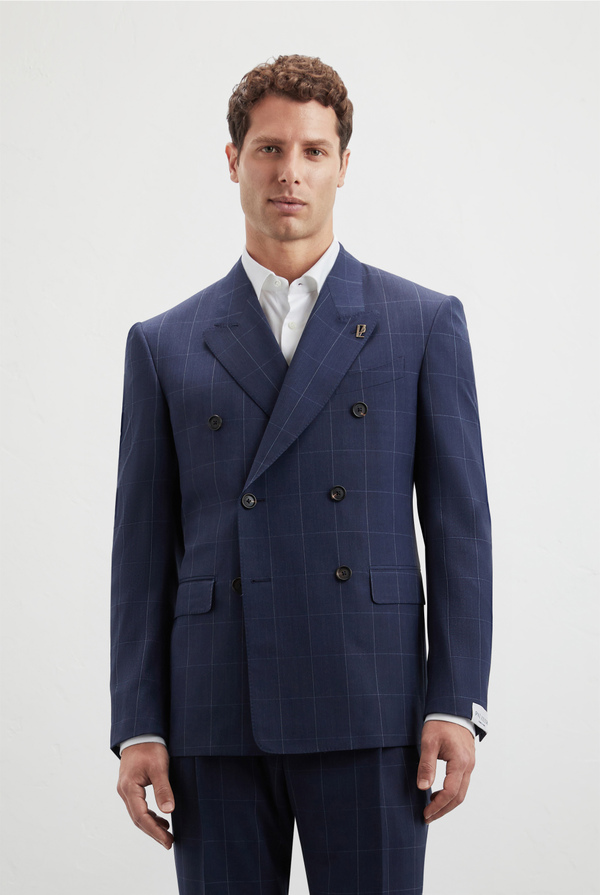 Double breasted Club suit in pure 130's wool - Pal Zileri shop online