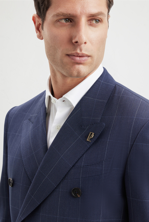 Double breasted Club suit in pure 130's wool - Pal Zileri shop online