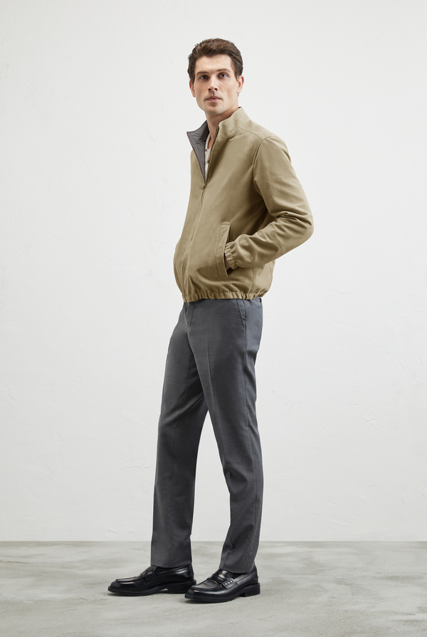 Reversible bomber in suede and technical fabric - Pal Zileri shop online