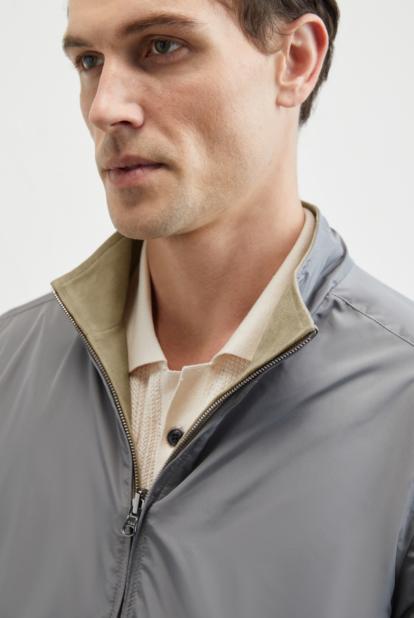Reversible bomber in suede and technical fabric - Pal Zileri shop online