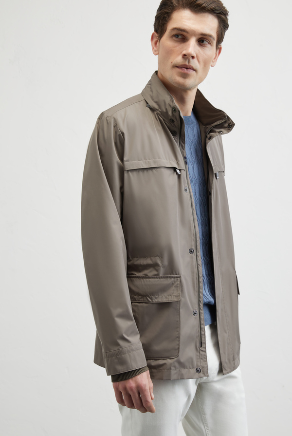 Field Jacket in technical fabric cotton effect - Pal Zileri shop online