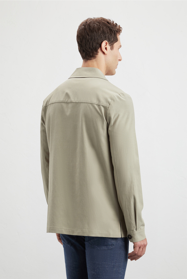 Shirt jacket in cotton and lyocell - Pal Zileri shop online