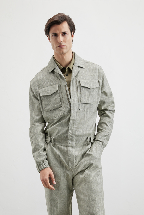 Boilersuit in pinstriped twill - Pal Zileri shop online