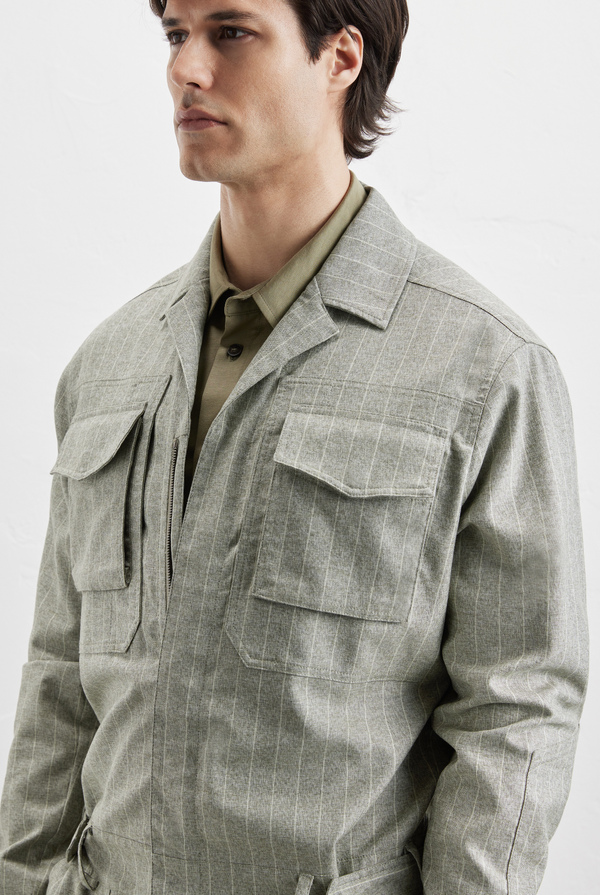 Boilersuit in pinstriped twill - Pal Zileri shop online