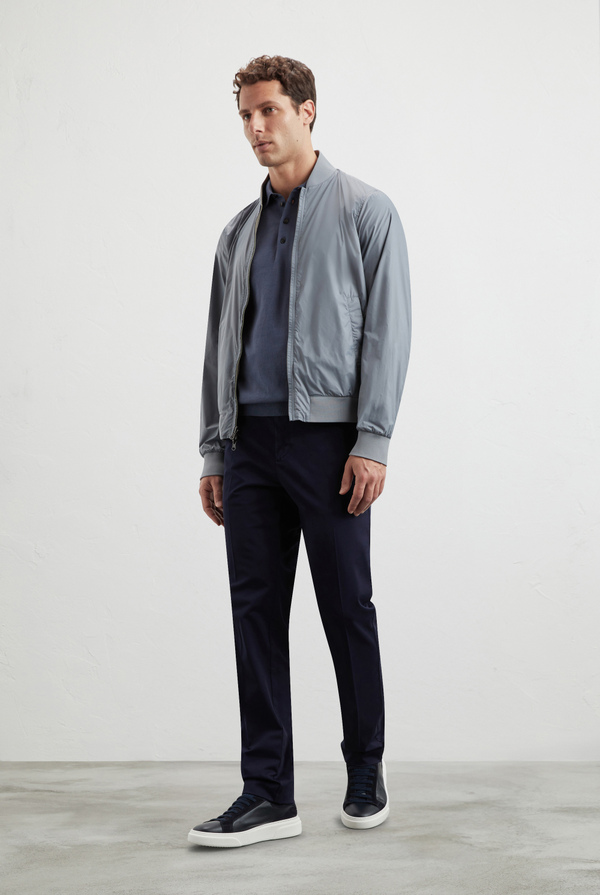 Reversible and bicolor bomber in nylon - Pal Zileri shop online