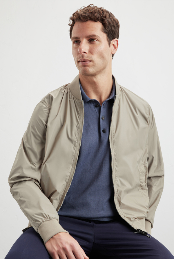 Reversible and bicolor bomber in nylon - Pal Zileri shop online