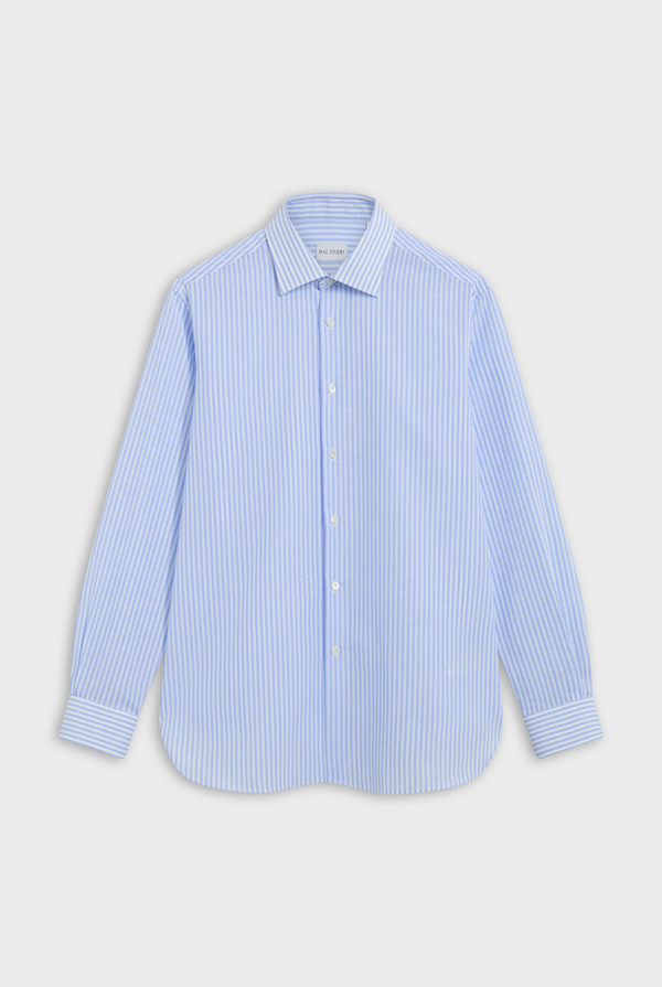 Striped shirt in pure cotton Milano collar - Pal Zileri shop online
