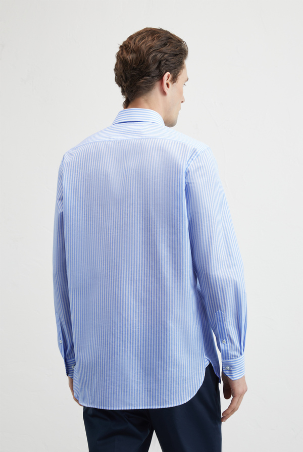 Striped shirt in pure cotton Milano collar - Pal Zileri shop online