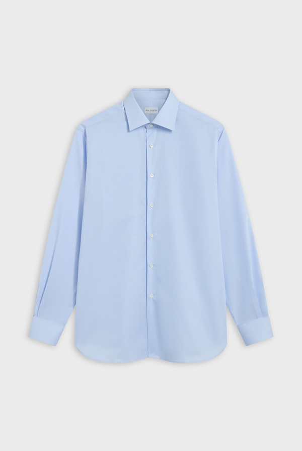 Narrow striped shirt in pure cotton Milano collar - Pal Zileri shop online